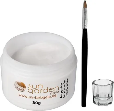 Produktbild von Acryl Pulver Set 3tlg.- Acryl Pulver wei