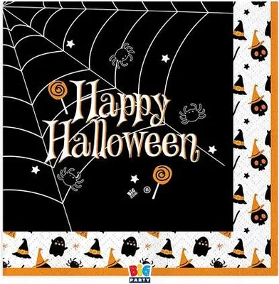 Obrázok produktu pre Servítky "Halloween", 33 x 33 cm, 16 ks/balenie, 2370076318