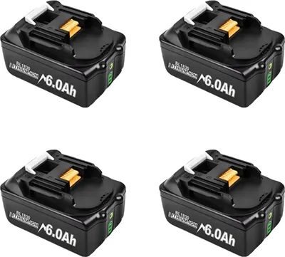Immagine prodotto di Batteria agli ioni di litio, capacità 6000mAh, tensione 18V, 4 batterie