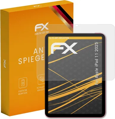 Produktbild von atFoliX FX-Antireflex 2x Schutzfolie kompatibel mit Apple iPad 11 (2025) Displayfolie