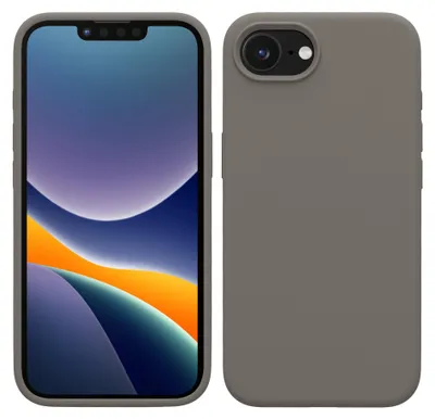Produktbild von kwmobile Handyhülle für Apple iPhone 17e / iPhone 16e Hülle - Case Silikon - Kabelloses Laden - Schutzhülle Cover in Stone Dust