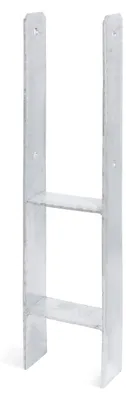 Obrázek produktu pro Alberts 203948 H-Pfostenträger, feuerverzinkt, lichte Breite 121 mm, Gesamthöhe 600 mm, Materialstärke 5 mm