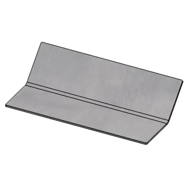 Produktbild von Heizgasumlenkplatte 345x197x4mm (Stahl) passend für Cronspisen **