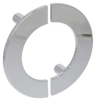 Image de Poignée pour meubles en zamac Entraxe 68mm chrome poli Lot de 6