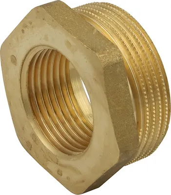 Produktbild von Messing Fitting Reduzierstück 1" IG x 1 1/2" AG Zoll Reduzierung