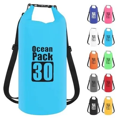 Zdjęcie produktu dla Torba wodoodporna 30L niebieska dry bag turystyka kajakarstwo