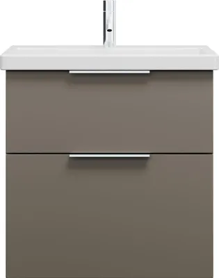 Produktbild von burgbad Eqio Keramik-Waschtisch inklusive Waschtischunterschrank, Breite 630mm, SEYQ063F2010C0001G0146