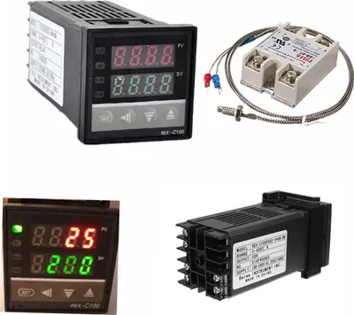 Obrázok produktu pre Digitálny LCD PID REX-C100 regulátor teploty + K termočlánok + Max.40A SSR