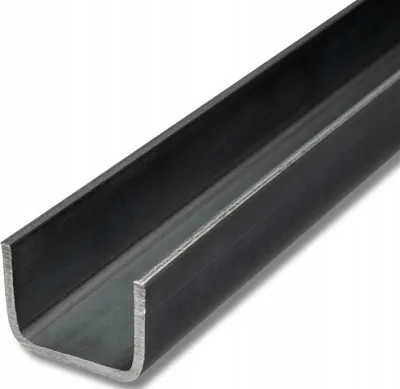 Zdjęcie produktu dla LogistSystem – profil w kształcie litery U 35x35x2, stal surowa, długość 500 mm (50 cm) – stal o wysokiej sztywności i odporności na zginanie – profil w kształcie litery U idealny dla budownictwa i przemysłu