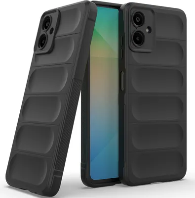 Produktbild von Handyhülle für Samsung Galaxy A06 Weich TPU Silikon Stossfest Anti-rutsch Hülle Schwarz