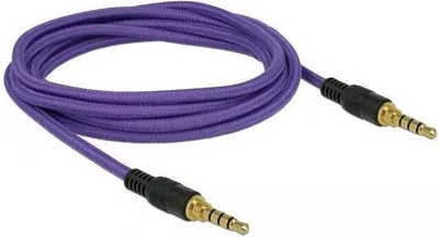 Produktbild von DeLOCK 85599, 3.5mm, Männlich, 3.5mm, Männlich, 2 m, Violett