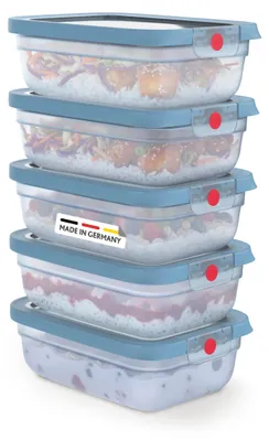 Productafbeelding van EMSA oneClick N1231200, Sada, Rechthoekig, 1,2 liter, Blauw, Transparant, Duitsland, 217,3 mm