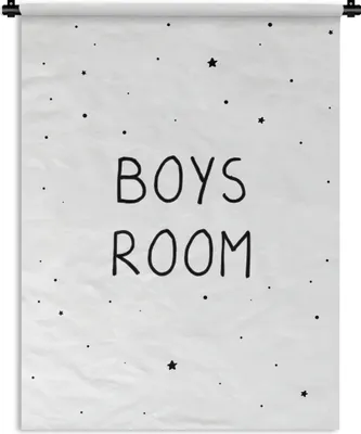 Produktbild von MuchoWow® Wandteppich Wandbehang Zitate - Jungenzimmer - Sprichwörter - Jungen - Kind 150x200 cm Tapisserie Dekoration Wandtuch - Wandaufhängung - Moderner