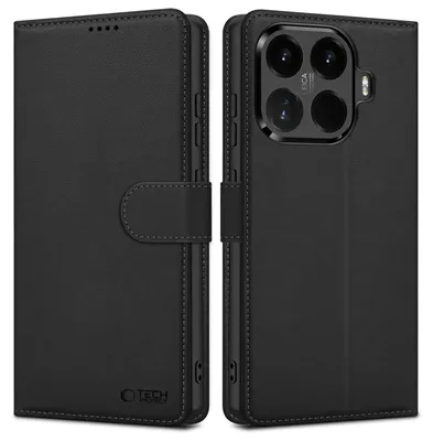 Obrázok produktu pre Kryt TECH-PROTECT na telefón Xiaomi 17T Pro, model peňaženkového typu, čierny (5906302323500)