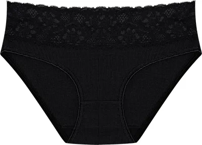 Produktbild von Damen Slips, einfarbig, niedrige Taille, Spitze, nahtlos, antiseptisch, weich, dünn, atmungsaktiv, feuchtigkeitsableitend, elastisch, Unterhose