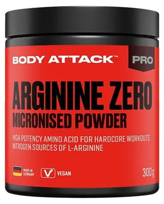 Zdjęcie produktu dla Body Attack 100 % Arginina Zero 300 g