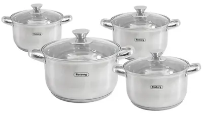 Produktbild von Rosberg 8-Teiliges Topfset