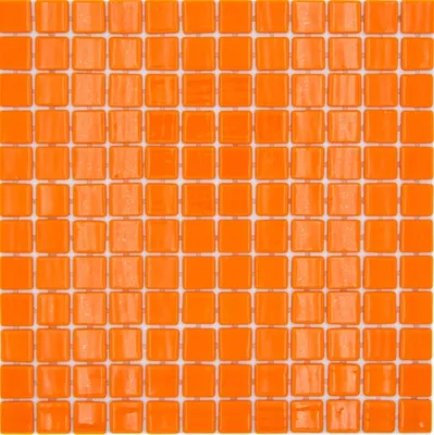 Produktbild von Schwimmbadmosaik Poolmosaik Glasmosaik orange glänzend Wand Boden Küche Bad Dusche MOS220-P25820_f