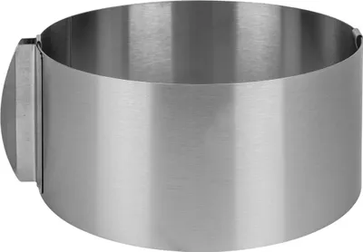 Immagine prodotto di Anello da forno Krumble - anello per torte - teglia a forma di molla - acciaio inox - diametro regolabile da 16 a 30 cm
