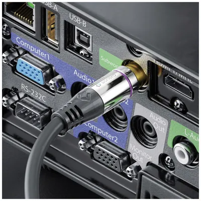 Produktbild von SONERO Subwooferkabel, 1,5 m, schwarz