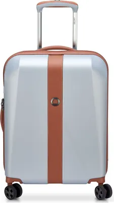 Image de DELSEY PARIS trolley Promenade Hard 2.0 4 DR Cabin Trolley Slim Line 55 Silver gris clair 54cm