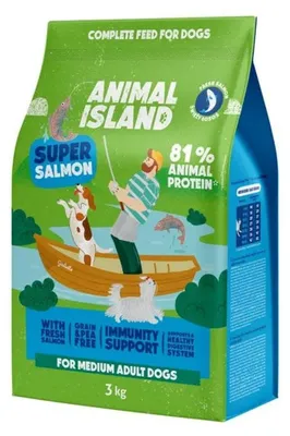 Immagine prodotto di Cibo secco ANIMAL ISLAND Super salmon Salmone 3 Kg