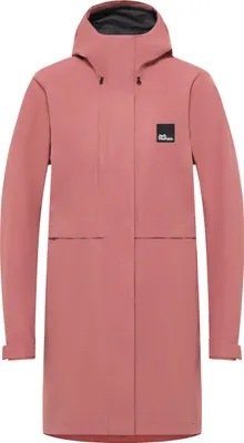 Produktbild von Jack Wolfskin Damen Terraview 2L Regenmantel mineral red L