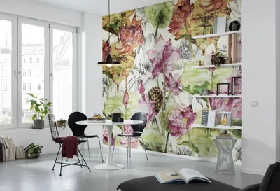 Produktbild von Komar Vlies Fototapete "Lotus", bunt, 368 x 248 cm; XXL4-070