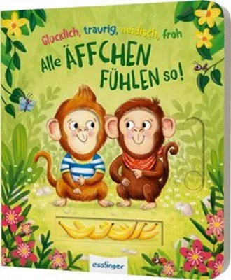 Obrázek produktu pro Glücklich, traurig, neidisch, froh - alle Äffchen fühlen so!
