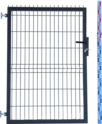 Obrázek produktu pro BRÁNKA 140 cm antracit grafit PANELOVÁ RAL7016 plotová 143 cm