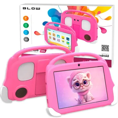 Produktbild von Tablet KidsTAB8 4G BLOW 4/64GB pink + case