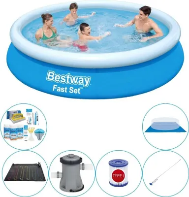 Obrázok produktu pre Bestway Fast Set 366x76 cm Rund - 7-teilig - Pool-Set