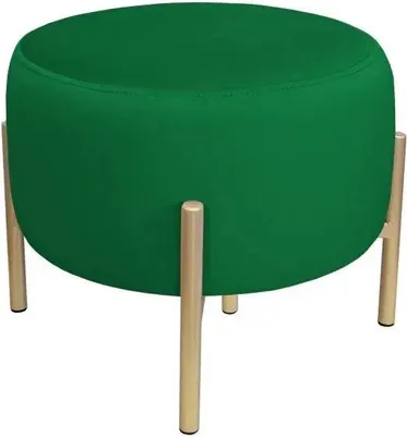 Zdjęcie produktu dla Pufa WILFRED MG VELVET zielona/złota