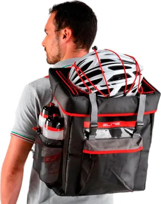 Zdjęcie produktu dla Torba Elite Tri Box czarna/czerwona, do triathlonu/duathlonu