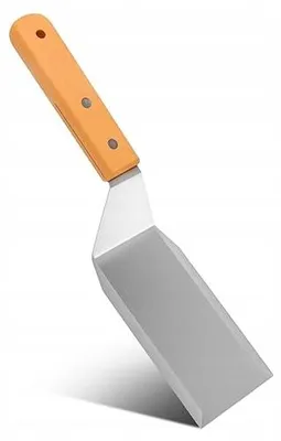 Produktbild von Grillspatel Edelstahl mit Holzgriff, 30 cm