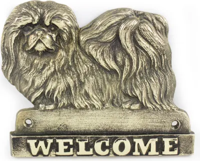 Image de Art-Dog Plaque de porte – Pékinois