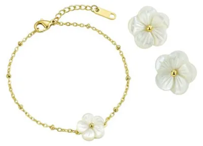 Produktbild von Vergoldetes Schmuckset VWS260853G ( Ohrringe, Armbä nder)