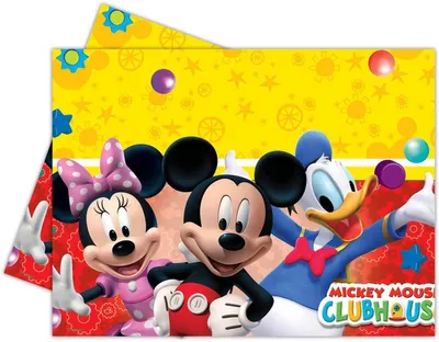 Obrázek produktu pro Párty ubrus - myšák MICKEY MOUSE - 180 × 120 cm
