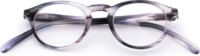 Produktbild von B&S READY READER PLASTIC GREY TRANSPARENT +1.5 | Stilvolle Lesebrille