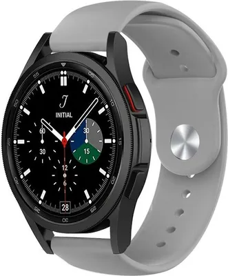 Produktbild von Strap-it Samsung Galaxy Watch 4 Classic 46mm Sportarmband (Grau)