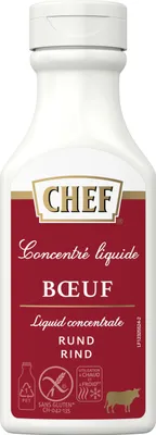 Zdjęcie produktu dla Koncentrat bulionu wołowego CHEF nadaje się do zup i sosów 200 ml