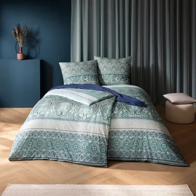 Produktbild von Estella Mako Interlock Jersey Bettwäsche Carmen mint 140x200 cm + 70x90 cm