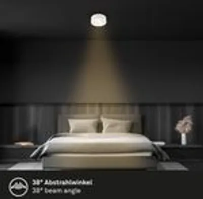 Produktbild von Briloner Desi 2 in 1 LED Aufbauspot und Einbaustrahler, 2 in 1 LED Aufbauspot und Einbaustrahler, Schwenkbar, Dimmbar, Flach, Weiß, Ø9 x 3 cm