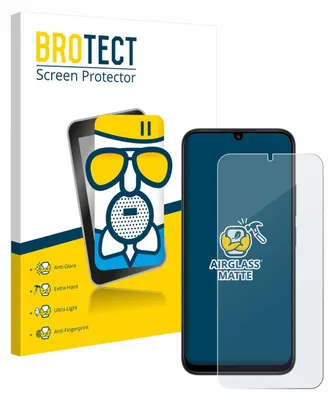 A product shot of a screen protector and its packaging.