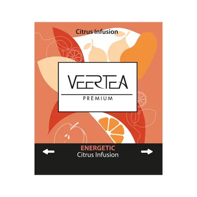 Produktbild von Veertea, Tee Set, Zitrus Früchtetee, 500 Beutel