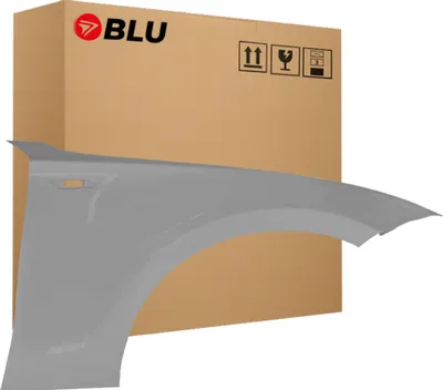 Produktbild von BLU Kotflügel Passend für BMW E81 E82 E87 E88 ( 1 I - serie) 354 Rechts Silber Titansilber Titanium Silber Metallic Silber | 2004-2013 | Vorderseite Vorne | Lackiert | Einbaufertig