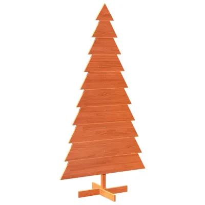 Zdjęcie produktu dla Drewniana choinka do udekorowania, brązowa, 180 cm, sosnowa