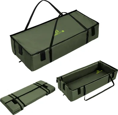 Produktbild von DELPHIN  kompakte Abhakmatte Carp Cradle Mat 100x45cm mit Abdeckung 3cm Polster