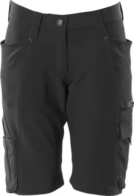 Produktbild von MASCOT 18048-511-09-C56, Shorts, Frau, Schwarz, C56, 1280 mm, Elastolefin, Polyester