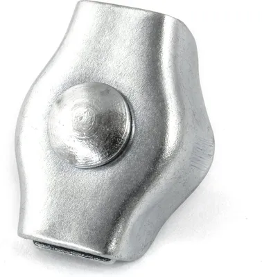 Produktbild von SEILKLEMMEN SIMPLEX verzinkt 2mm 50 Stück Klemme Drahtseilklemme Seilklemme